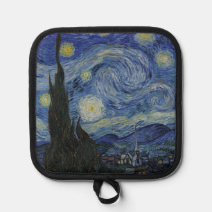 Manique La Nuit étoilée, peinture à l'huile, Vincent Van G