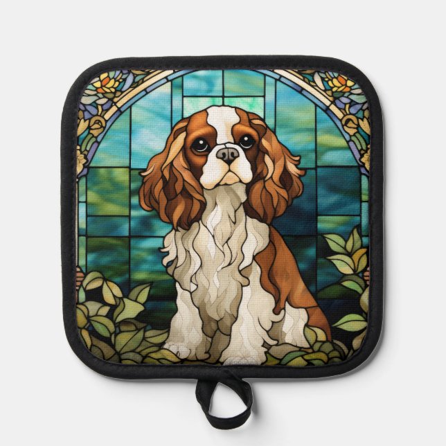 Manique Le Roi Charles Cavalier Spaniel Pot Holders (Recto)