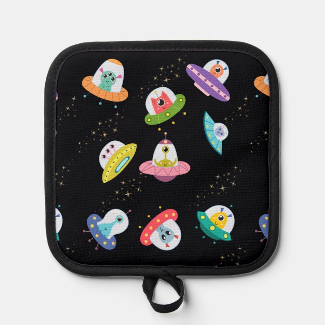 Manique Motif de navires UFO (Recto)