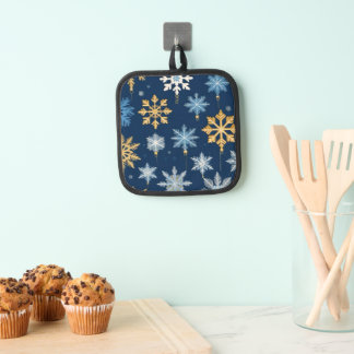 Manique Motif des flocons de neige de Noël