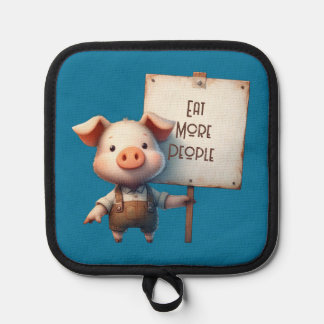 Manique Pig - Eat More People Oven Mitt