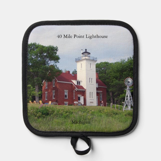 Manique Porte-pot 40 Mile Point Lighthouse (Recto)