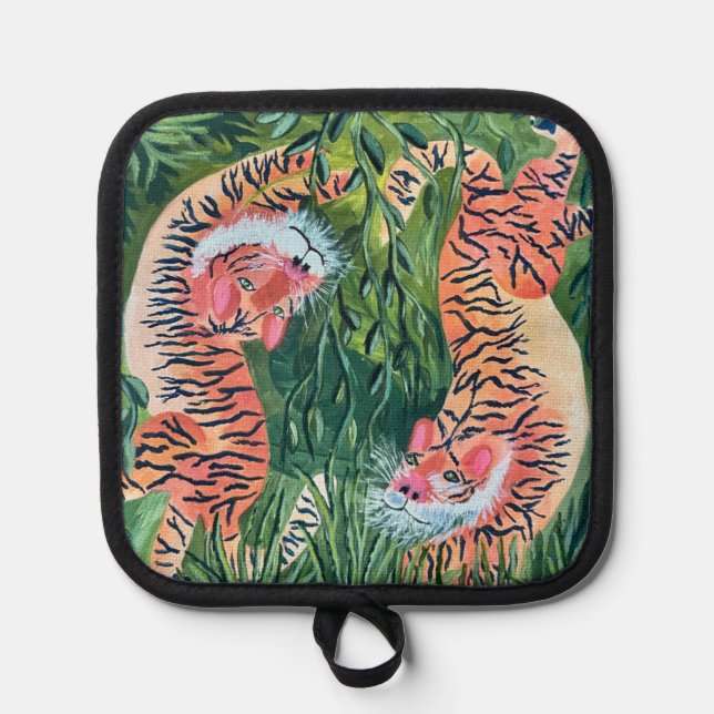 Manique Porte-pot tigre (Recto)