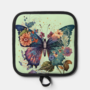 Manique Porte-pots avec un joli papillon