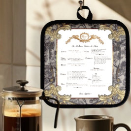 Manique Pot de menu français