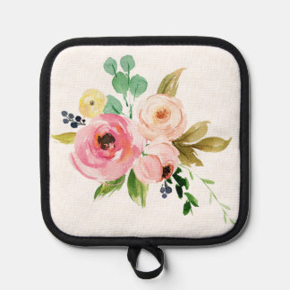 Manique Pots et mitt au four floral