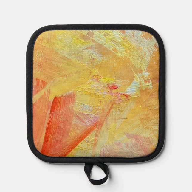 Manique Protège-pot à motif Soleil (Recto)