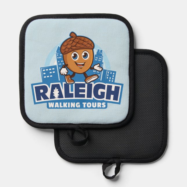Manique Raleigh Walking Tours Cute Acorn Logo (Recto/Verso)