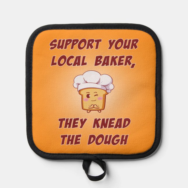 Manique Support your baker they knead the dough (Recto)