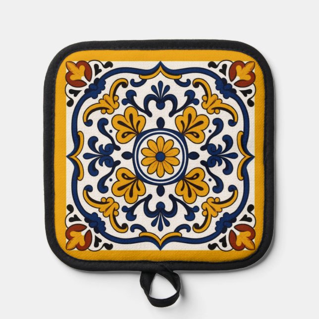 Manique Talavera Daisy Tile (Recto)