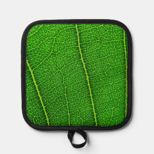 Manique Texture de feuille verte abstraite