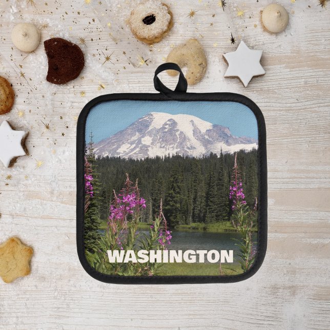 Manique Washington State Mount Rainier Fleurs sauvages (In Situ Cookies)