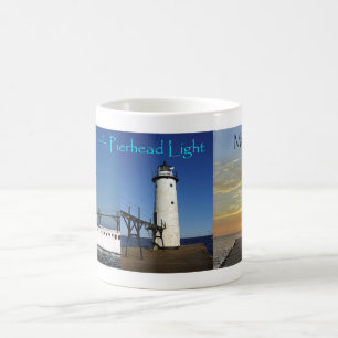 Manistee North Pierhead Leuchtturm 3 Bild Tasse