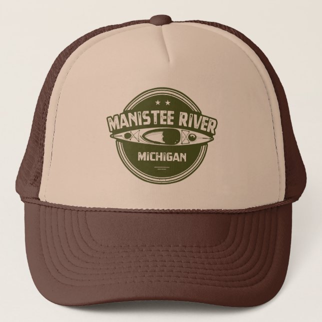 Manistee River, Michigan Truckerkappe (Vorderseite)