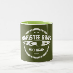 Manistee River, Michigan Zweifarbige Tasse