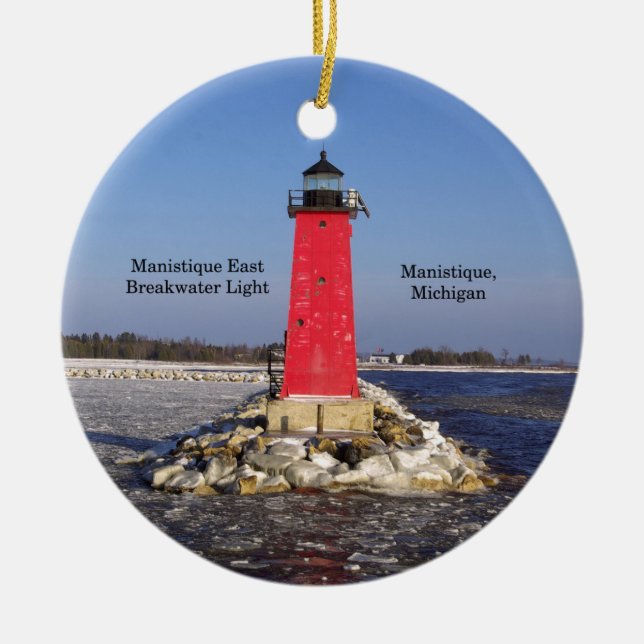 Manistique East Breakwater Light Ornament (Vorne)