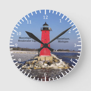 Manistique East Breakwater Light Uhr