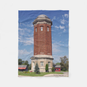 Manistique Water Tower Fleece Decke