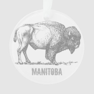 Manitoba-Bison Ornament