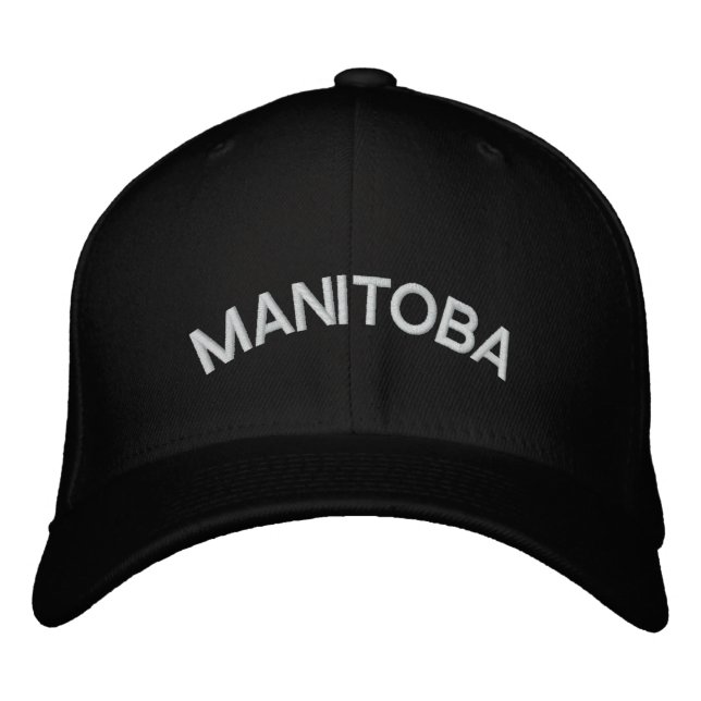 Manitoba Casquette de baseball brodé Casquette du  (Devant)