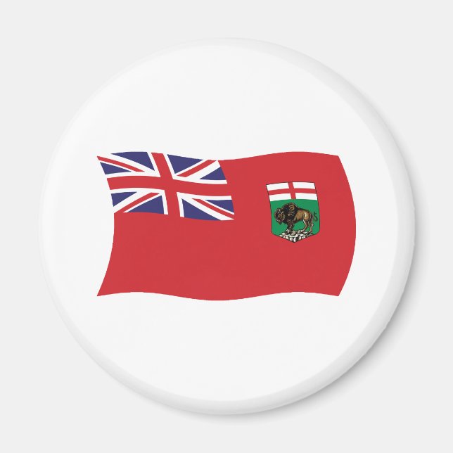 Manitoba Flag Magnet (Vorne)