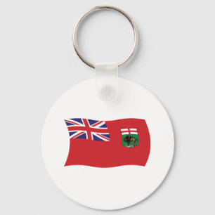 Manitoba Flag Schlüsselanhänger