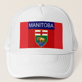 Manitoba-Flag-Trucker-Mütze Truckerkappe