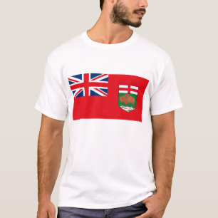 Manitoba-Flaggen-T - Shirt