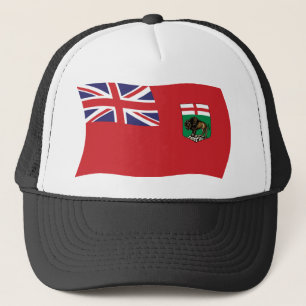 Manitoba-Flaggenmütze Truckerkappe