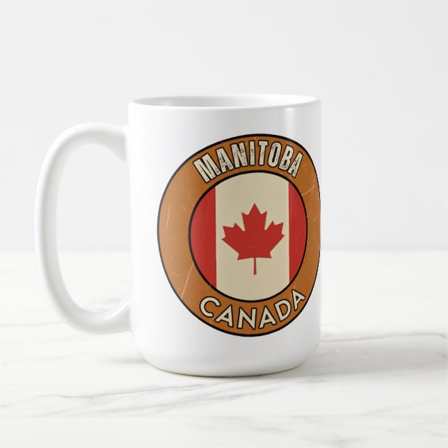 Manitoba Kanada Kaffeetasse (Links)
