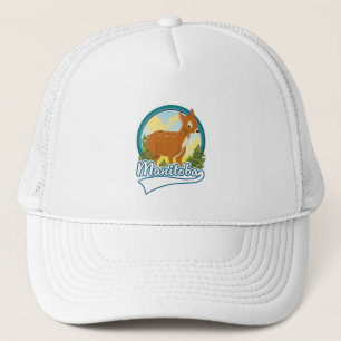 Manitoba Kanada Reise Logo Truckerkappe