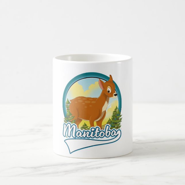 Manitoba Kanada Reiselogo Kaffeetasse (Mittel)