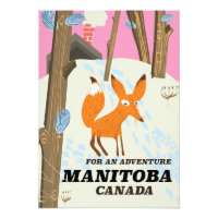 Manitoba Kanada Vintage-Reiseposter