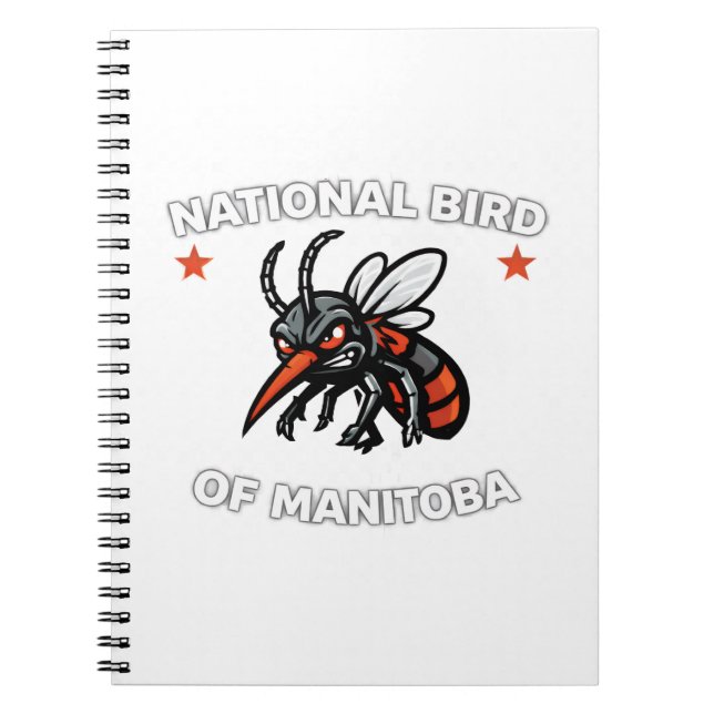 Manitoba National Bird Notebook Notizblock (Vorderseite)