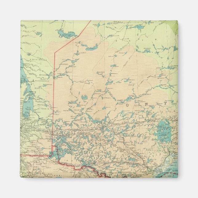 Manitoba & Northwest Ontario Magnet (Vorne)