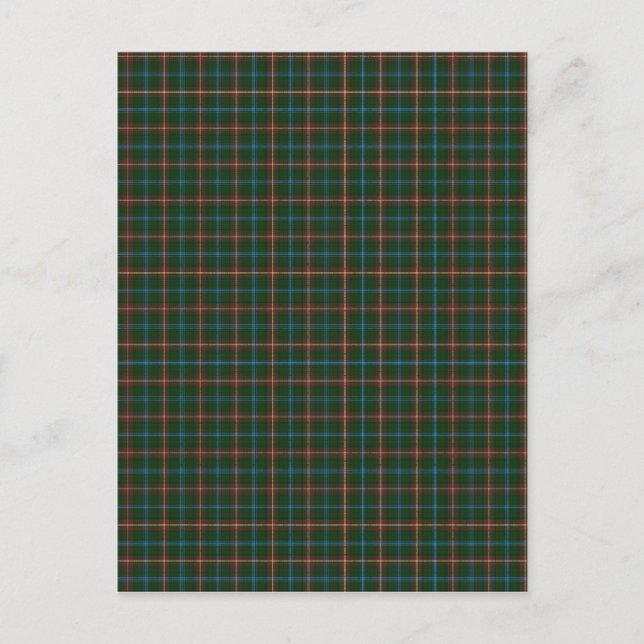 Manitoba tartan postkarte (Vorderseite)