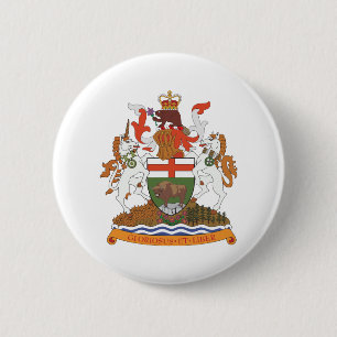 Manitoba-Wappen Button