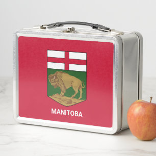 Manitoba-Wappen - KANADA Metall Brotdose