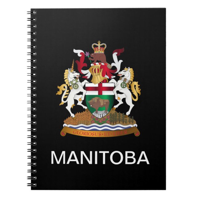 Manitoba-Wappen Notizblock (Vorderseite)