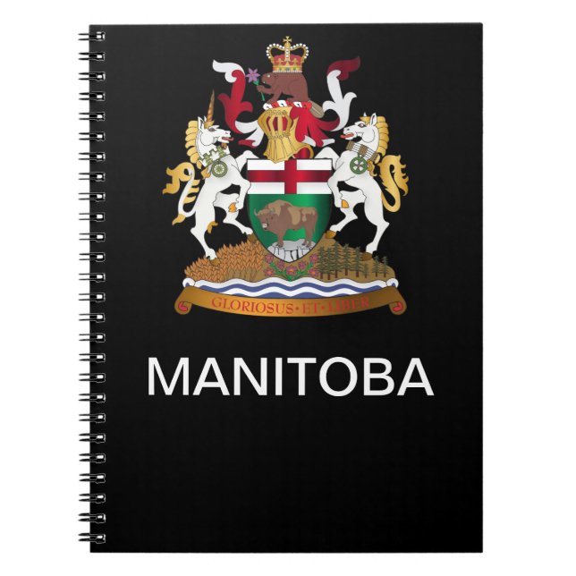 Manitoba-Wappen Notizblock (Vorderseite)