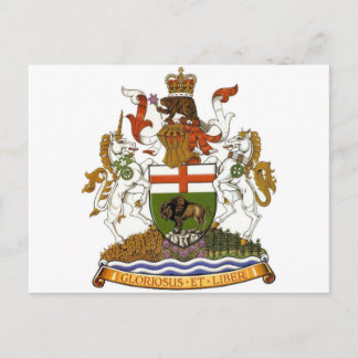 Manitoba-Wappen Postkarte