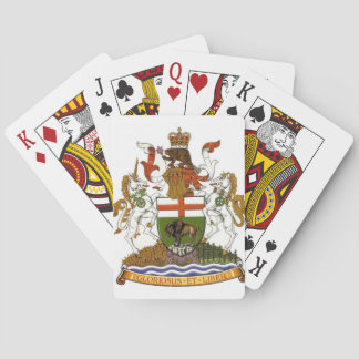 Manitoba-Wappen Spielkarten