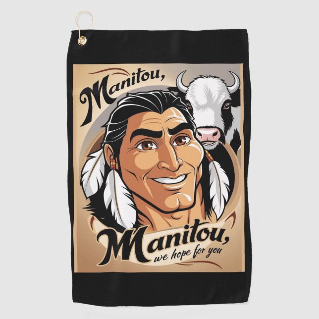 Manitou Golfhandtuch (Vorderseite)