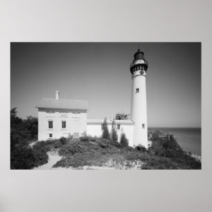 Manitou Island Lighthouse Poster