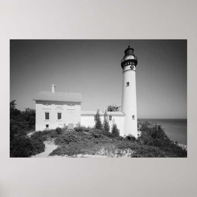 Manitou Island Lighthouse Poster (Vorne)