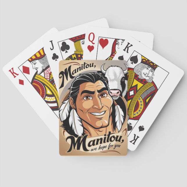 Manitou Spielkarten (Rückseite)