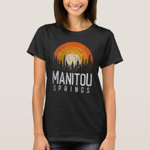 Manitou Springs Colorado CO Retro Style Vintag T-Shirt