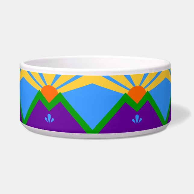 Manitou Springs Flag Pet Bowl Napf (Vorderseite)