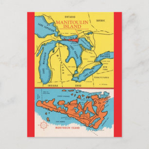 Manitoulin-Insel Kanada  Postkarte