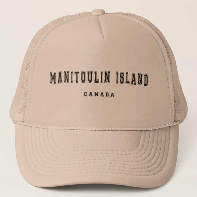 Manitoulin Insel Kanada Truckerkappe (Vorderseite)